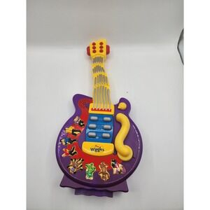 The Wiggles Spin Master Musical Toy Guitar Purple Yellow 2004 One Size